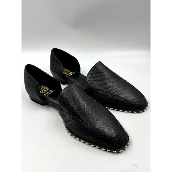 Vince Camuto Shoes - NWB Vince Camuto Rendolen  D'Orsay Flat Black Snake Print Black Womens Size 10M